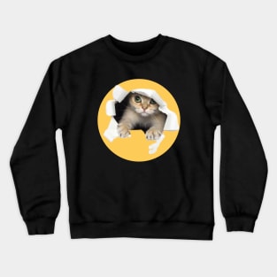 cute cat Crewneck Sweatshirt